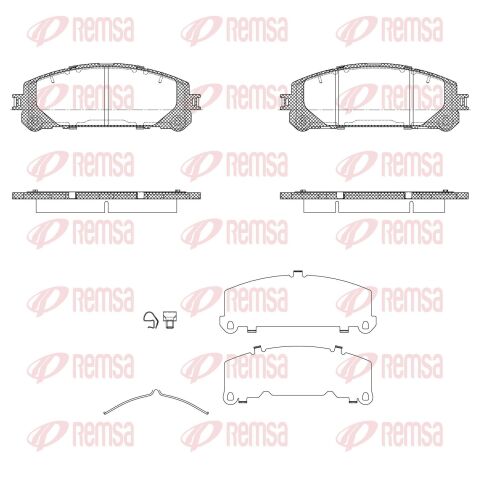 Тормозные колодки передние TOYOTA CAMRY 2.5 17-, RAV 4 V 2.0 VVTi AWD 18- Тормозные колодки передние TOYOTA CAMRY 2.5 17-, RAV 4 V 2.0 VVTi AWD 18-