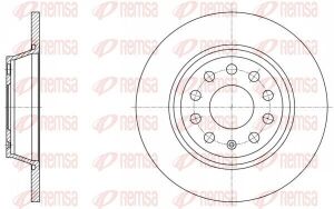 Диск тормозной задний VW Golf V, Passat 06-, Touran