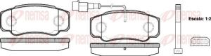 Колодки тормозные задние NISSAN CABSTAR 06-