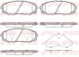 Комплект передніх гальмівних колодок KIA Carnival 2,2 CRDi, фото 1 - інтерент-магазин Auto-Mechanic