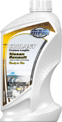 Антифриз MPM MOTORS Premium Longlife Renault-Nissan (-40°C) желтый, 1 литр