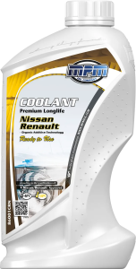 Антифриз MPM MOTORS Premium Longlife Renault-Nissan (-40°C) желтый, 1 литр