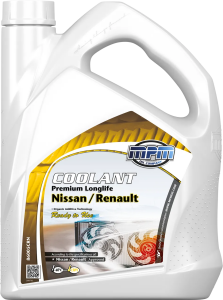 Антифриз MPM MOTORS Premium Longlife Renault-Nissan (-40°C) жовтий, 5 літрів