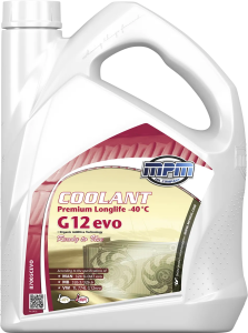 Антифриз MPM MOTORS Coolant Premium Longlife G12evo Ready to Use -40°C (червоний), 5 літрів