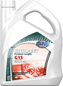 Антифриз MPM MOTORS Coolant Premium Longlife G13 Ready to Use -40°C (червоний), 5 літрів