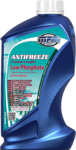 Антифриз MPM MOTORS Low Phosphate Concentrate (темно-синій), 1 літр Антифриз MPM MOTORS Low Phosphate Concentrate (темно-синій), 1 літр