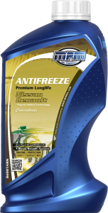 Антифриз MPM MOTORS Antifreeze Premium Longlife ARN concentrate (жовтий), 1 літр