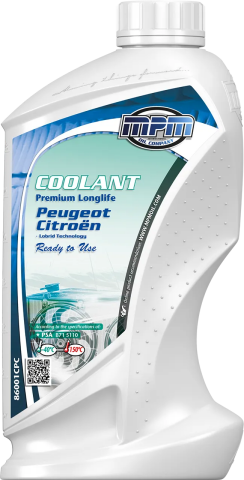 Антифриз MPM MOTORS Coolant Premium Longlife -40°C CPC Ready to Use (темно-синій), 1 літр