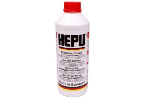 Антифриз HEPU G12 червоний, 1,5 літра Антифриз HEPU G12 червоний, 1,5 літра