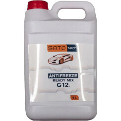 Антифриз SATO tech Ready Mix G12 червоний -35 °C, 5 літрів