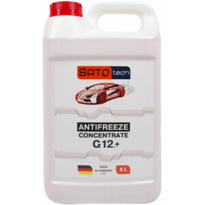 Антифриз SATO tech G12+ фиолетовый (-80с), 5 литров