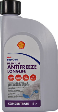 Антифриз SHELL Premium Longlife Concentrate 12/G12+ (червоний) -80°, 1 літр Антифриз SHELL Premium Longlife Concentrate 12/G12+ (червоний) -80°, 1 літр