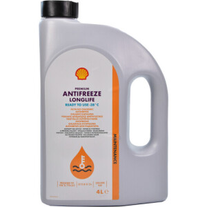 Антифриз SHELL Premium Longlife (червоний) -38°, 4 літри