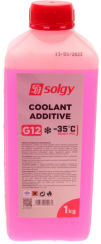 Антифриз SOLGY (червоний) G12 -35°C (готовий до застосування), 1 літр