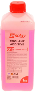 Антифриз SOLGY (красный) G12 (концентрат), 1 литр