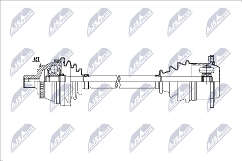 Приводний вал Audi A4 2.4,2.6,2.8,2.5Tdi 95-, Vw Passat 1.8T,2.0,2.3V5,1.9Tdi,2.5Tdi 98-
