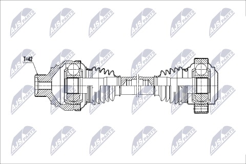 Приводний вал Audi R8 15-, Lamborghini Huracan,Evo,Lp580-2,600-2,610-2,610-4,640-2,Performante 15-