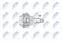 Комплект шарнірів, приводний вал Bmw 1