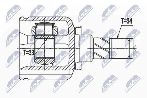 Комплект шарнірів, приводний вал Bmw 118I 19-, X1 Sdrive 18I 15-, X2 Sdrive18I 18-, 2 Active Tourer Комплект шарнірів, приводний вал Bmw 118I 19-, X1 Sdrive 18I 15-, X2 Sdrive18I 18-, 2 Active Tourer