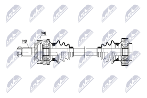 Приводний вал Bmw 3 E36 316I,318I,318Is,320I 91-, 3 E46 316I,318I,320I 97-