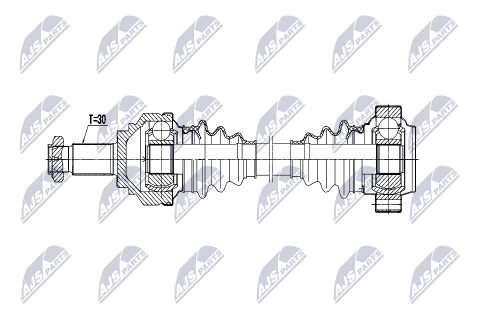 Приводний вал Bmw 3 E90,E91,392,E93 325D,330D,330Xdrive,330Xd,335D 05-, 123D E81,E82,E87,E88 06-
