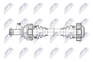 Приводний вал Bmw 3 E90,E91,E92,E93 335I,335Ix,335Ixdrive 06-, 1 E82,E88 135I 07-