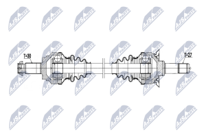 Приводний вал Bmw 5 F10,F11 518D,520I,520D,525D,525D Xdrive,528I,Activehybrid 09-