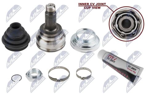 Комплект шарнірів, приводний вал Bmw 5 F10,F11 09-, X3 10-, X4 10-, 6 F13,F12 11-, 6 Gran Coupe F06 12- Комплект шарнірів, приводний вал Bmw 5 F10,F11 09-, X3 10-, X4 10-, 6 F13,F12 11-, 6 Gran Coupe F06 12-