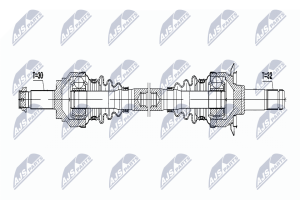 Приводной вал Bmw 5Gt 09-, 6 10-, 7 08-