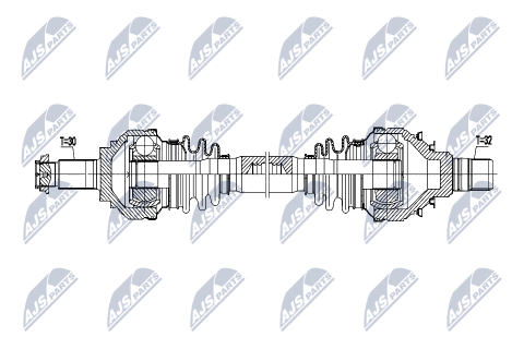 Приводний вал Bmw M3 F30,F80 14-, M4 F32,F33,F34,F82 14-, M2 F22,F87 15- Приводний вал Bmw M3 F30,F80 14-, M4 F32,F33,F34,F82 14-, M2 F22,F87 15-