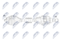Приводний вал Bmw Sdrive 1 F40 116D,116I,118I 19-, X1 16D,18I 14-, X2 16D,18I 18-, 2 Active Tourer 14-, 2 Gran Tourer 14-, 2 Gran Coupe 19-, Mini Clubman F54 14-, Countryman F60 16-