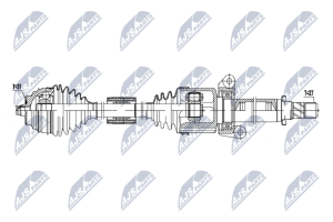 Приводний вал Bmw Sdrive 1 F40 116D,116I,118I 19-, X1 16D,18I 14-, X2 16D,18I 18-, 2 Active Tourer 14-, 2 Gran Tourer 14-, 2 Gran Coupe 19-, Mini Clubman F54 14-, Countryman F60 16-