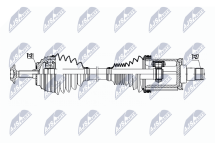 Приводний вал Bmw X1 E84 1.6