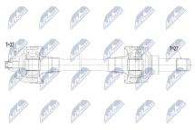 Приводной вал Bmw X4 Xdrive 20D,Xdrive 20D Mh,Xdrive 25D,Xdrive 20I 18-
