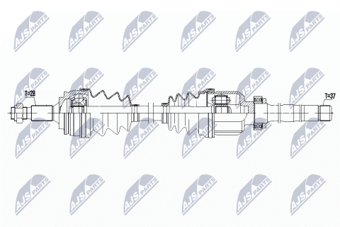 Приводний вал Citroen Berlingo 20-, Peugeot 3008 Ii 1.5Hdi 130Km 18-, Partner 20-, Rifter 19-, Opel Combo 1.2 20-
