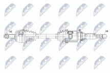 Приводний вал Fiat 500X 1.3T,1.4T,1.3D Multijet 01.2015-, Jeep Renegade 1.3T-Gdi,1.4T 01.2015- Приводний вал Fiat 500X 1.3T,1.4T,1.3D Multijet 01.2015-, Jeep Renegade 1.3T-Gdi,1.4T 01.2015-