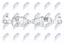 Приводний вал Fiat Bravo Ii 1.9D Multijet 150Km 07-, Stilo 1.9D Multijet 150Km 05-