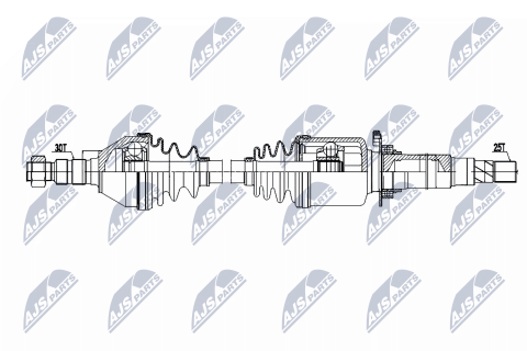 Приводний вал Fiat Croma 1.9D Multijet 05- Приводний вал Fiat Croma 1.9D Multijet 05-