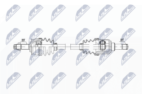 Приводний вал Fiat Panda 1.1,1.2 03-