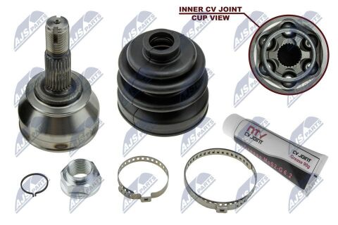 Шарнирный комплект, приводной вал Fiat Punto Ii 1.8,1.9Jtd 99-, Punto Iii 1.3Jtd,1.9Jtd, Bravo 1.9Jtd Шарнирный комплект, приводной вал Fiat Punto Ii 1.8,1.9Jtd 99-, Punto Iii 1.3Jtd,1.9Jtd, Bravo 1.9Jtd