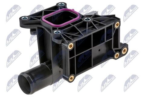 Корпус термостата Ford C-Max, C-Max Ii, Fiesta V, Fiesta Vi, Focus C-Max, Focus I, Focus Ii, Focus Iii, Fusion, Galaxy Ii, Mondeo Ii, Volvo C30, S40 Ii, S80 Ii, V50