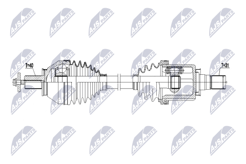 Приводний вал Ford Eng. 2.2Tdci 175Km,200Km Mondeo Iv 10-15, Galaxy 10-15, S-Max 10-15 Приводний вал Ford Eng. 2.2Tdci 175Km,200Km Mondeo Iv 10-15, Galaxy 10-15, S-Max 10-15