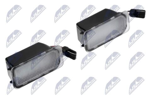 Ліхтар номерного знака Ford Fiesta Vi,Fiesta Vii,Focus Ii,Grand C-Max,Ka+,Kuga I,Mondeo V,Ecosport,Edge Ii,Galaxy Mk2,Galaxy Mk3; 2006- Ліхтар номерного знака Ford Fiesta Vi,Fiesta Vii,Focus Ii,Grand C-Max,Ka+,Kuga I,Mondeo V,Ecosport,Edge Ii,Galaxy Mk2,Galaxy Mk3; 2006-
