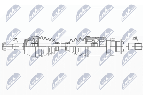 Приводний вал Ford Focus Iii St 2.0T 12-, Rs 2.3T 15- Приводний вал Ford Focus Iii St 2.0T 12-, Rs 2.3T 15-