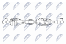 Приводной вал Ford Kuga 2.0Tdci 2Wd,4Wd 08-