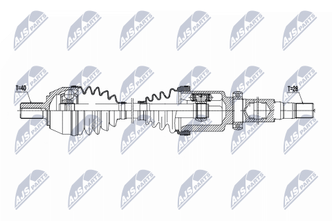 Приводний вал Ford Mondeo Iv 2.0Scti, 2.0T Ecoboost 10-, S-Max 2.0T Ecoboost 10-, Galaxy 2.0T Ecoboost 10- Приводний вал Ford Mondeo Iv 2.0Scti, 2.0T Ecoboost 10-, S-Max 2.0T Ecoboost 10-, Galaxy 2.0T Ecoboost 10-