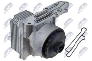 масляный радиатор, двигательное масло Ford Transit 2.4D 2000-2014 , Land Rover Defender L316 2.4D 2006-2016