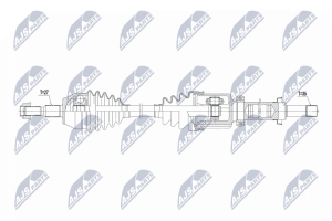 Приводний вал Ford Transit Connect, Tourneo Connect 1.6T Ecoboost 150Km 13-