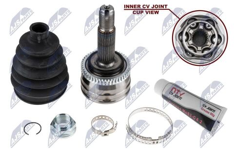 Шарнирный комплект, приводной вал Hyundai I10 1.2 13-, I20 1.4,1.1Crdi 14- Шарнирный комплект, приводной вал Hyundai I10 1.2 13-, I20 1.4,1.1Crdi 14-