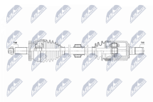 Приводний вал Hyundai Santa Fe 2.2Crdi 2Wd,4Wd 09-, Kia Sorento 2.2Crdi 2Wd,4Wd 03.2011-